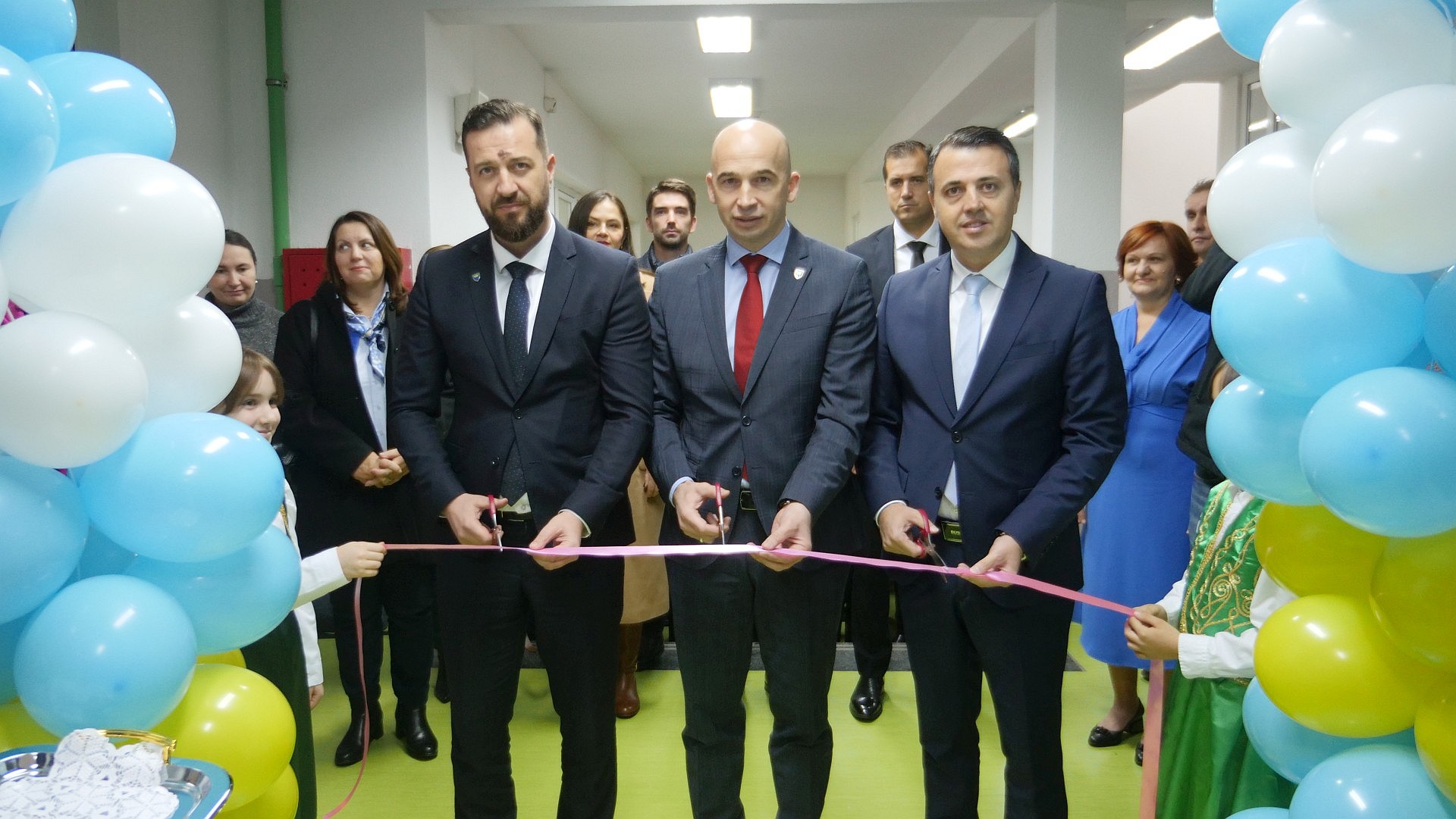 SVEČANO OTVORENA NOVOIZGRAĐENA FISKULTURNA SALA U PŠ PORIJEČANI KOD VISOKOG