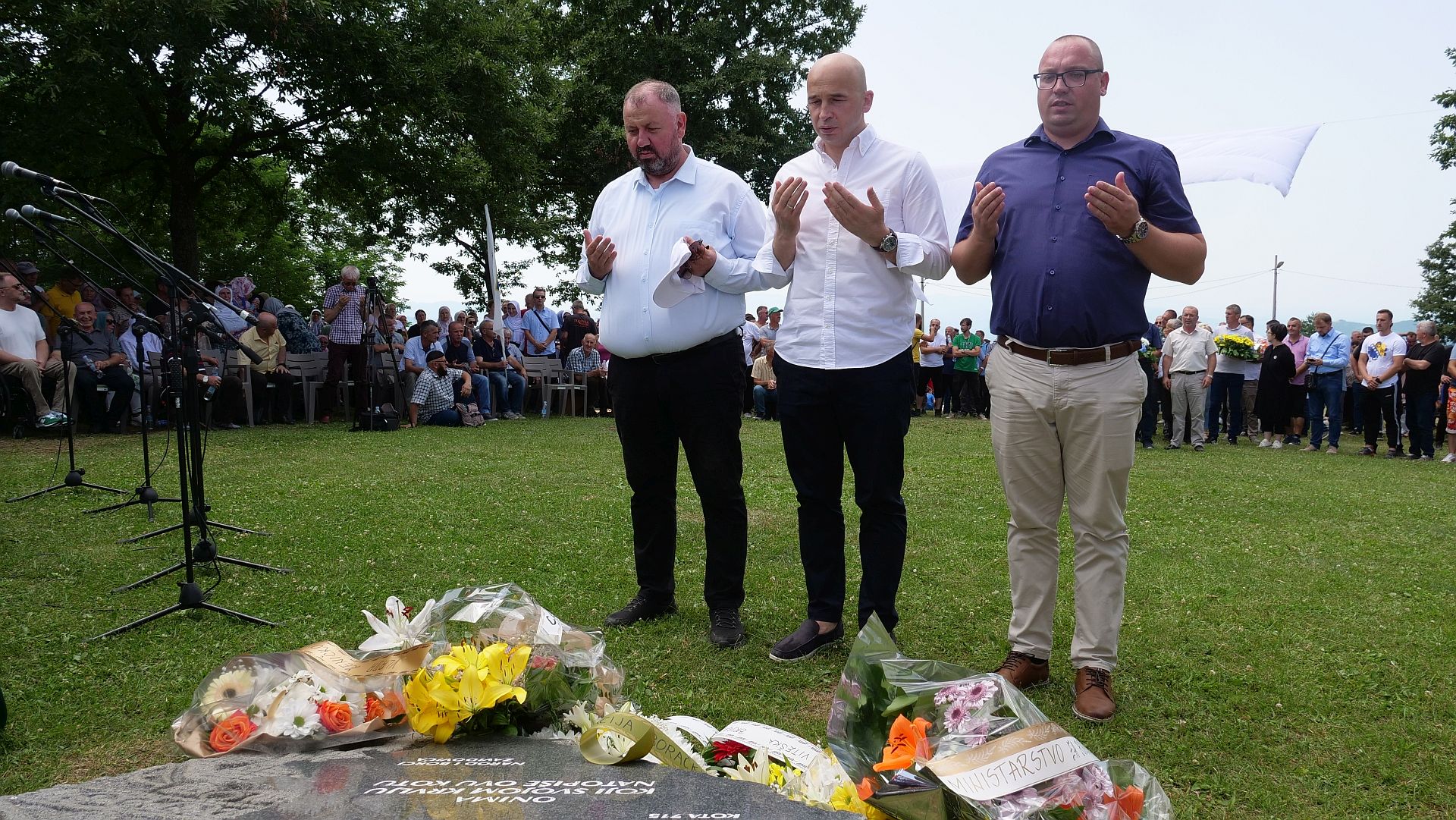 Premijer Nezir Pivić predvodio delegaciju Vlade ZDK na obilježavanju 30. godišnjice bitke za kotu 715 - Podsjelovo