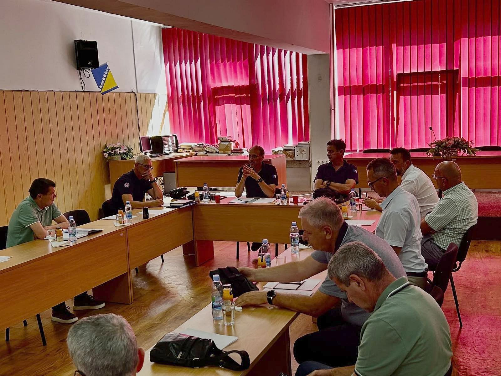 KUCZ održala sastanak o načinu angažovanja helikoptera u gradovima i općinama ZDK