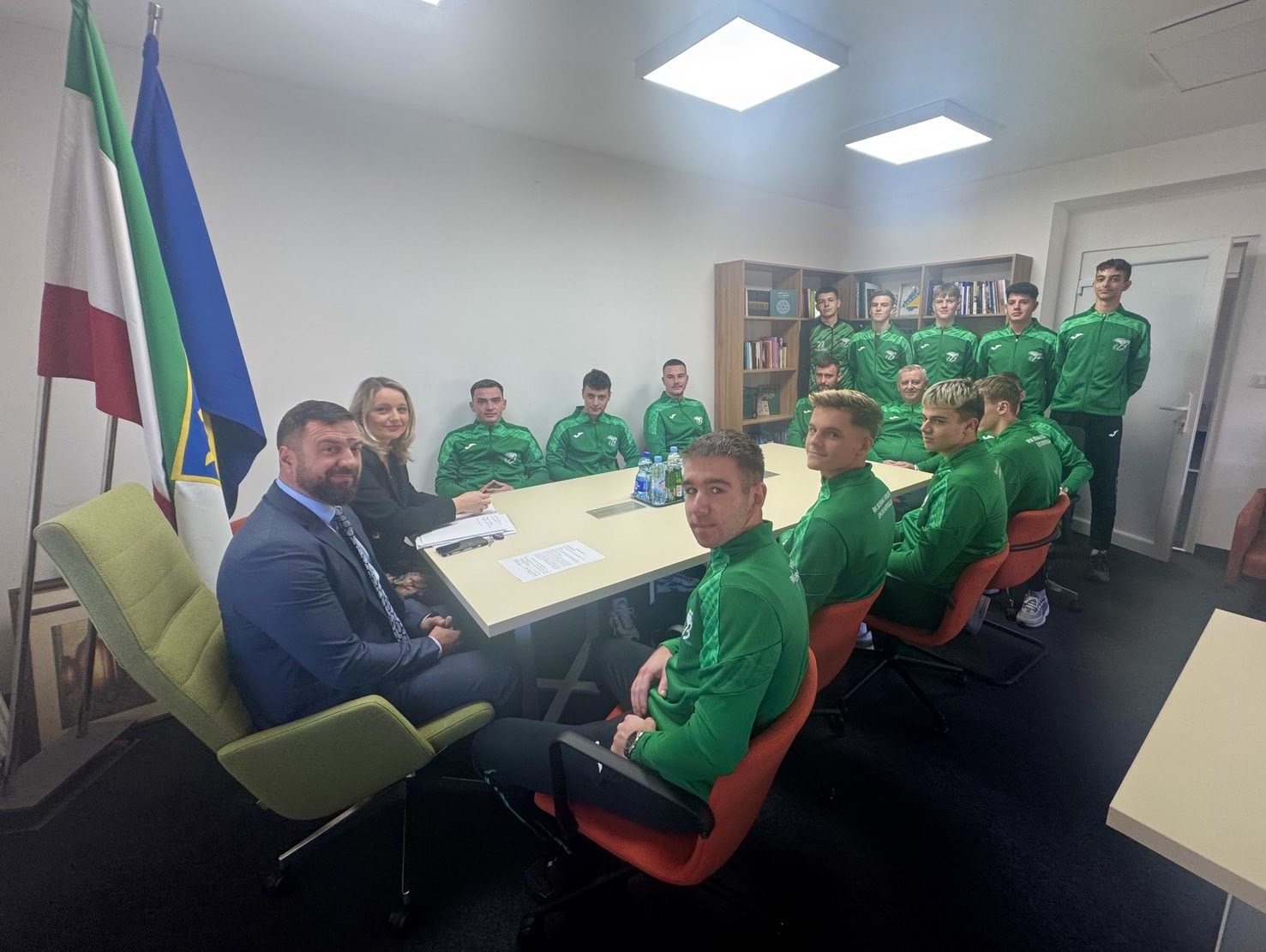 Ministar Mušija upriličio prijem za mlade rukometaše Bosne iz Visokog, viceprvake BiH