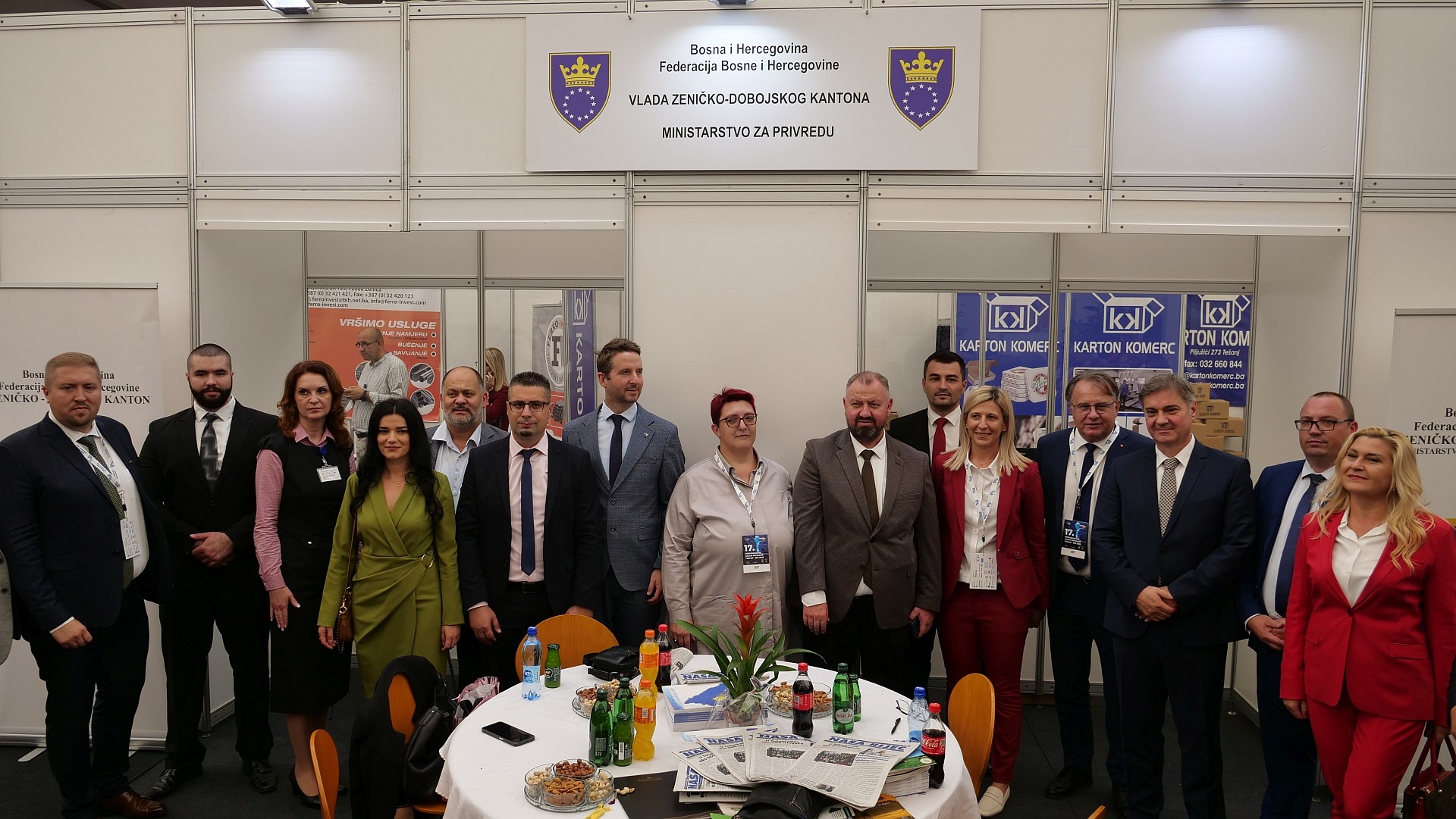 MINISTARSTVO ZA PRIVREDU I KOMPANIJE IZ ZDK-A NA ZAJEDNIČKOM ŠTANDU NA 17. MEĐUNARODNOM SAJMU PRIVREDE TEŠANJ-BIH 2023