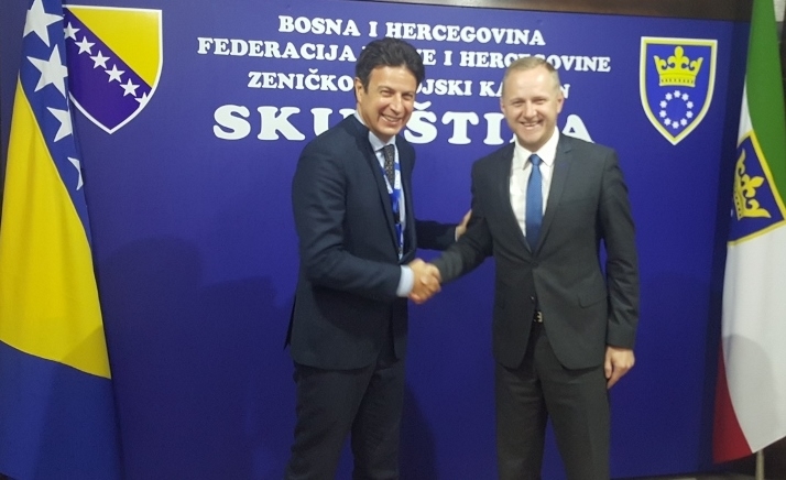 PREDSJEDAVAJUĆI DUVNJAK RAZGOVARAO SA ŠEFOM TERENSKOG UREDA MISIJE OSCE-A U BIH