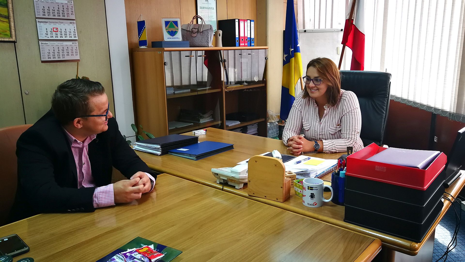 MINISTRICA ŠABANOVIĆ RAZGOVARALA SA DIREKTOROM JU DOM ZA STARA LICA ZENICA