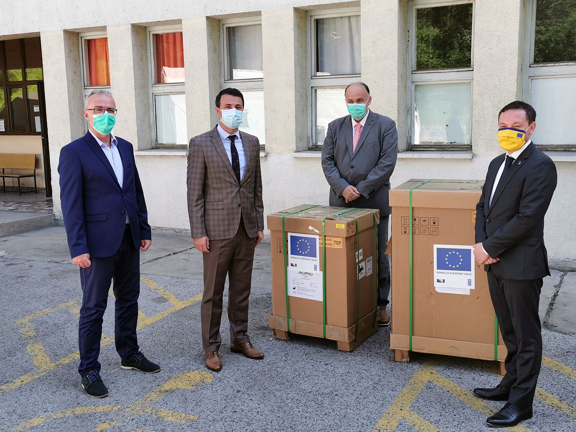 SARADNJA VLADE ZDK I UNDP-A: KANTONALNA BOLNICA ZENICA DOBILA DVA RESPIRATORA OD EU