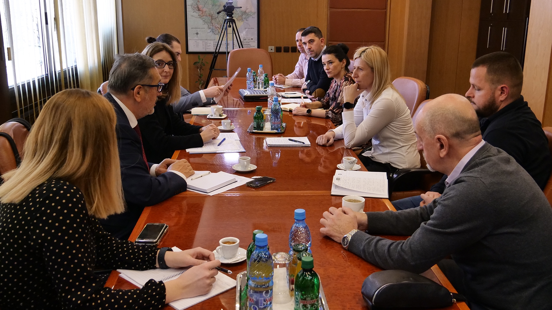 PREMIJERKA MEHMEDIĆ RAZGOVARALA S DELEGACIJOM EBRD-A O PROJEKTIMA U ZDK-U