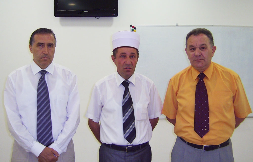 Fikret Plevljak, glavni imam Ibrahim Hadžić, Džemil Ugarak