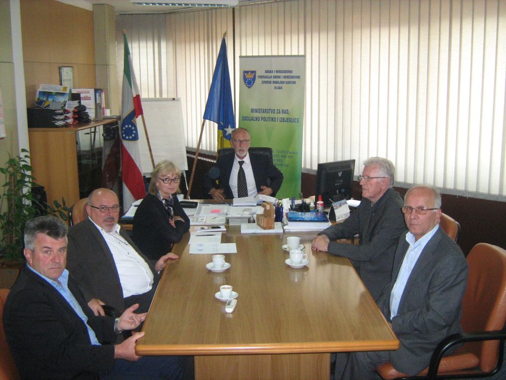 ODRŽAN SASTANAK SA PREDSTAVNICIMA FEDERALNOG I KANTONALNOG SAVEZA UDRUŽENJE PENZIONERA