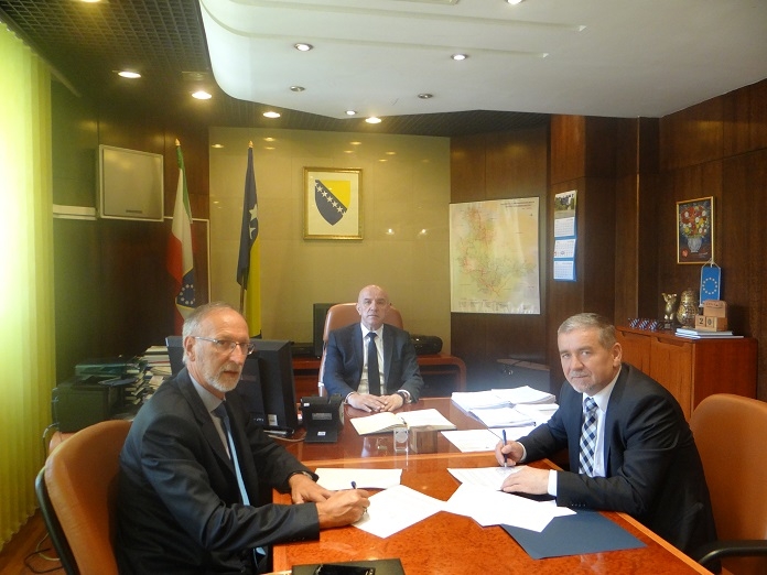 POTPISAN UGOVOR O SUFINSIRANJU PROJEKATA-SANIRANJE KLIZIŠTA