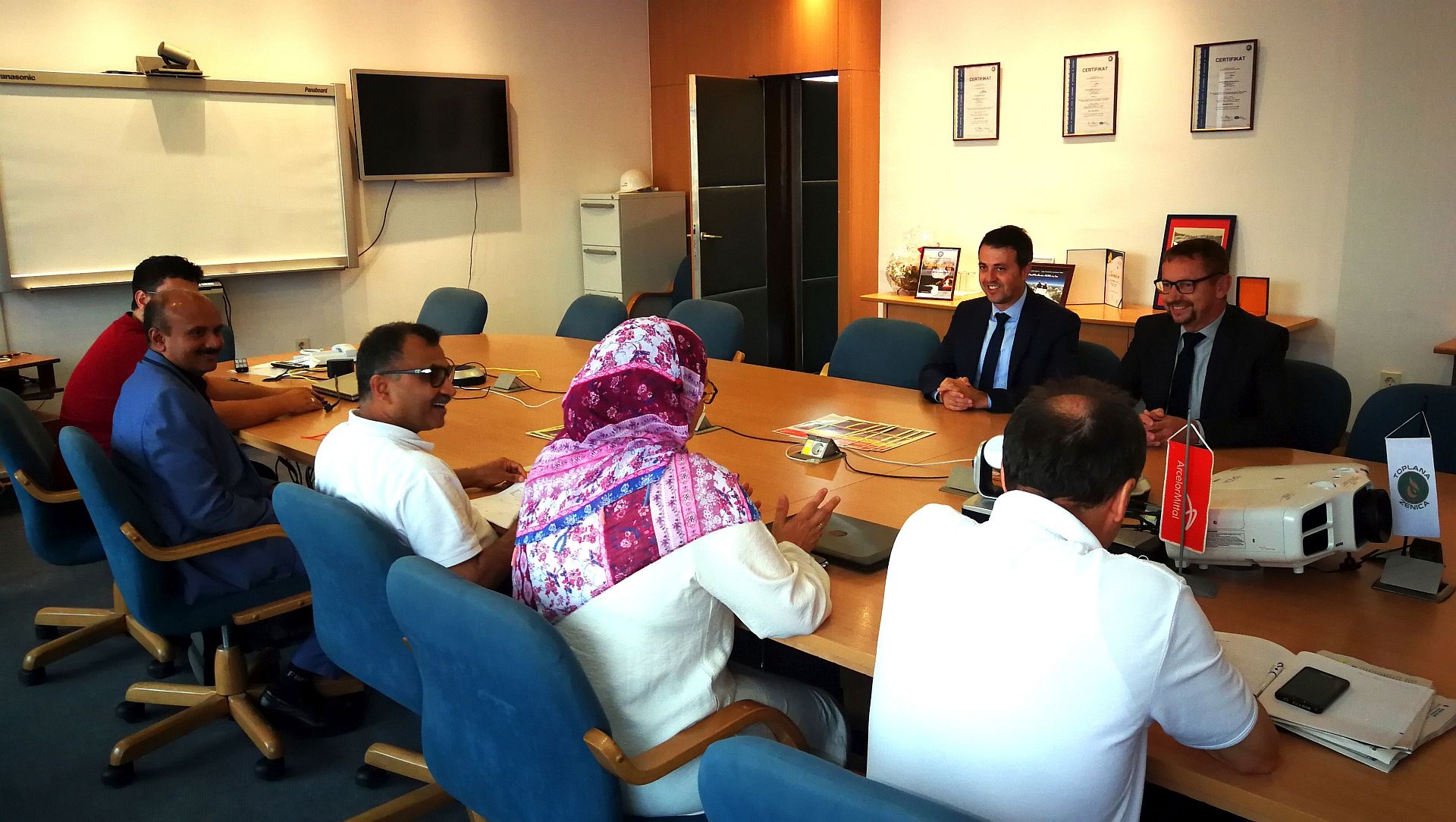 PREMIJER GANIĆ POSJETIO ARCELORMITTAL ZENICA I PAK RAMPART VISOKO