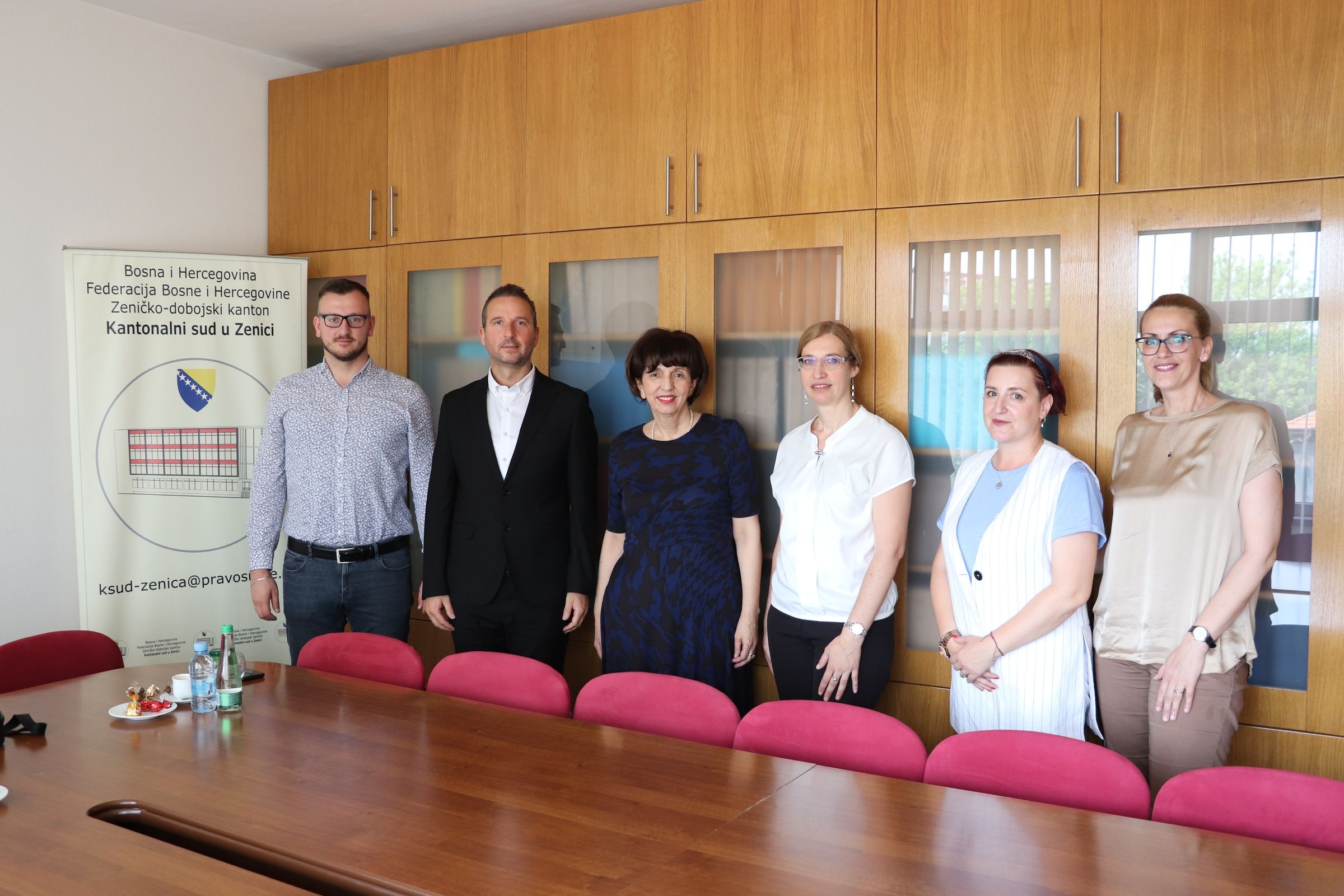 MINISTAR ZA PRAVOSUĐE I UPRAVU ZDK POSJETIO KANTONALNI SUD U ZENICI