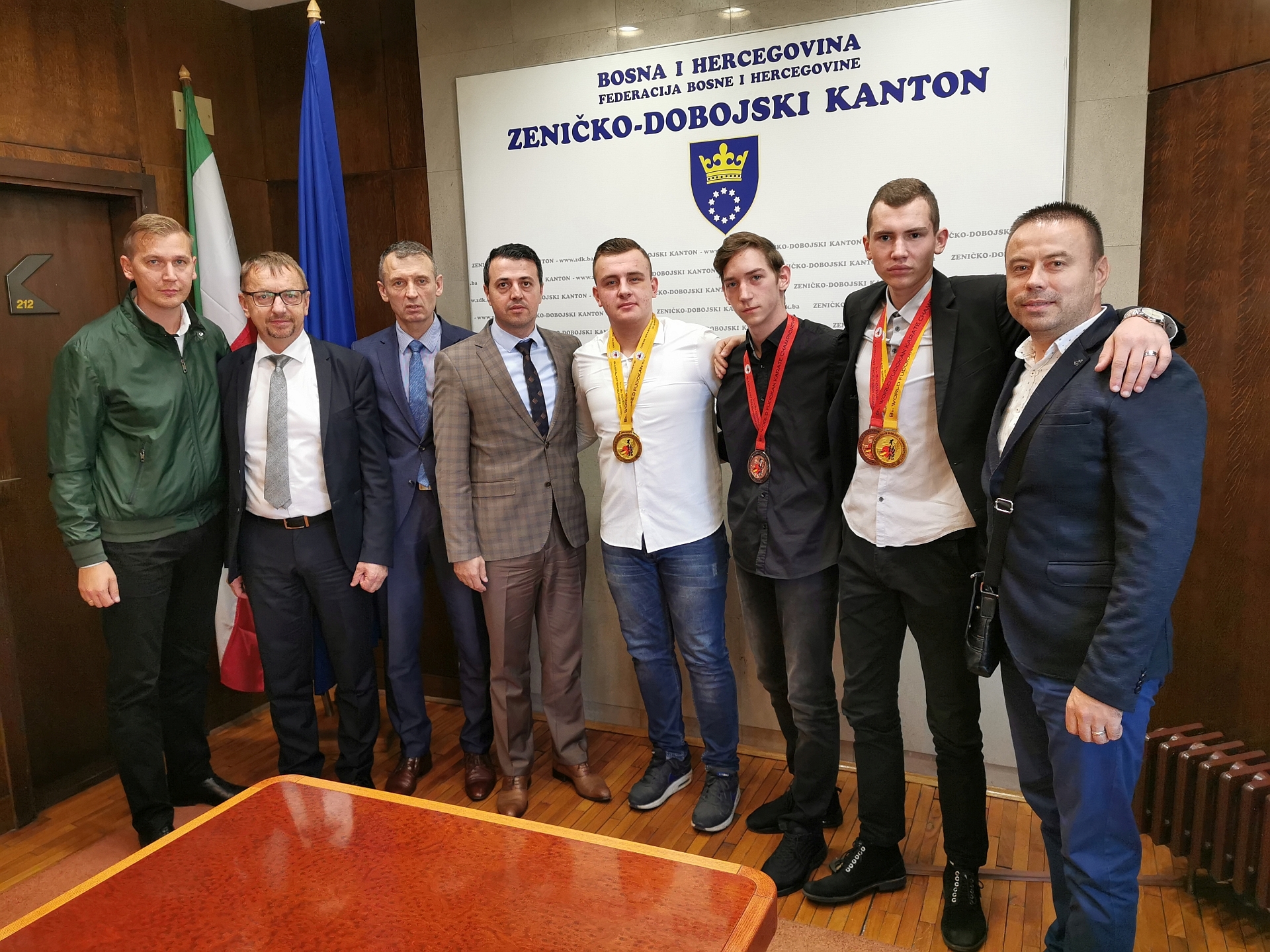 U VLADI UPRILIČEN PRIJEM ZA TAKMIČARE KK GARD ZENICA: NA SP U NJEMAČKOJ OSVOJILI DEVET MEDALJA