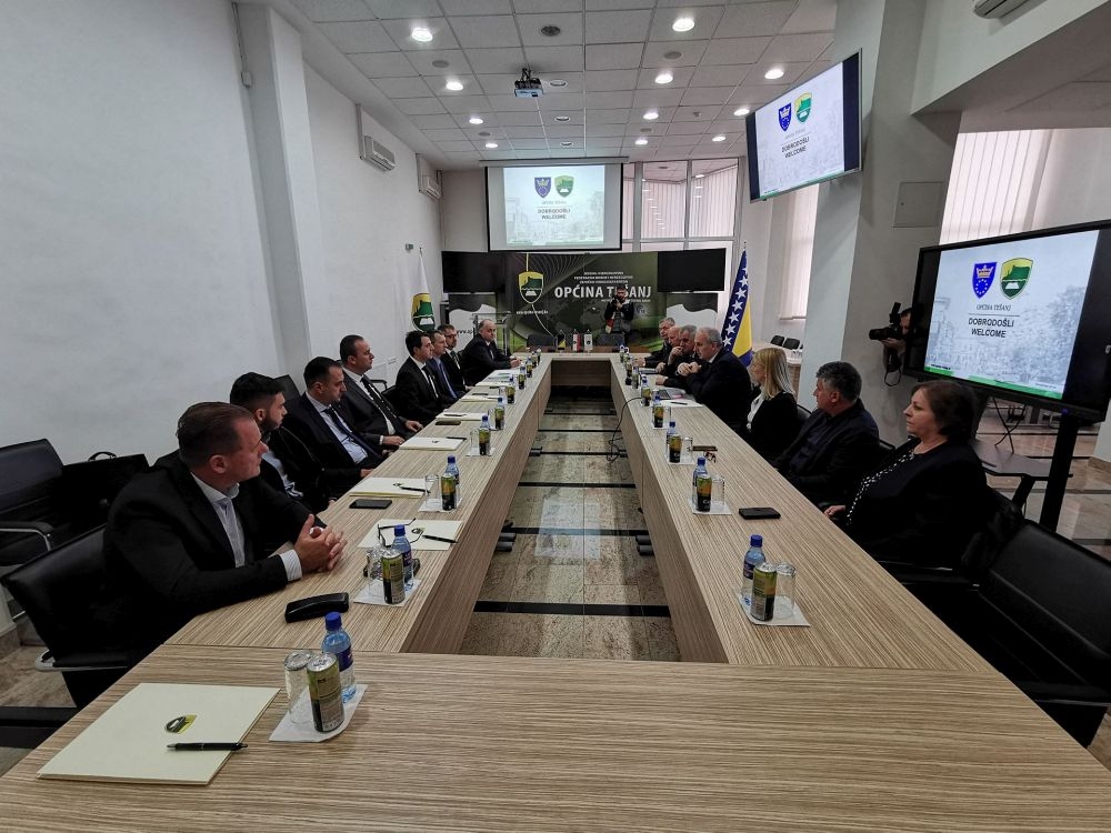 DELEGACIJA VLADE ZDK BORAVILA U SLUŽBENOJ POSJETI OPĆINI TEŠANJ