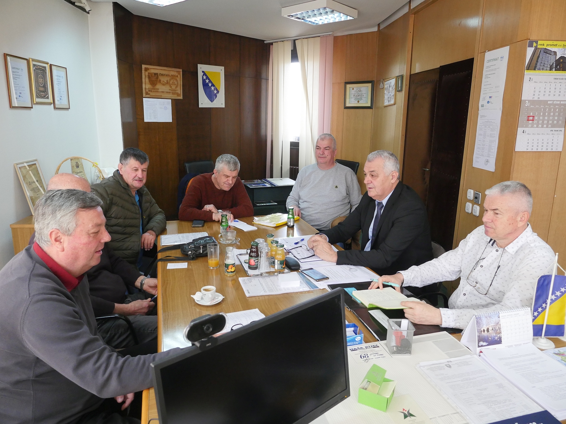 ODRŽAN RADNI SASTANAK MINISTRA MARIĆA I PREDSTAVNIKA KANTONALNOG SAVEZA PČELARSKIH UDRUŽENJA