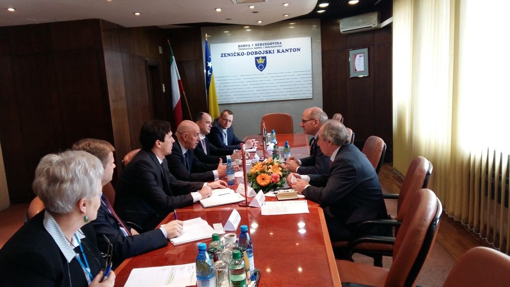 POSJETA NJ.E. IVANA DEL VECHIA AMBASADORA REPUBLIKE HRVATSKE ZENIČKO-DOBOJSKOM KANTONU