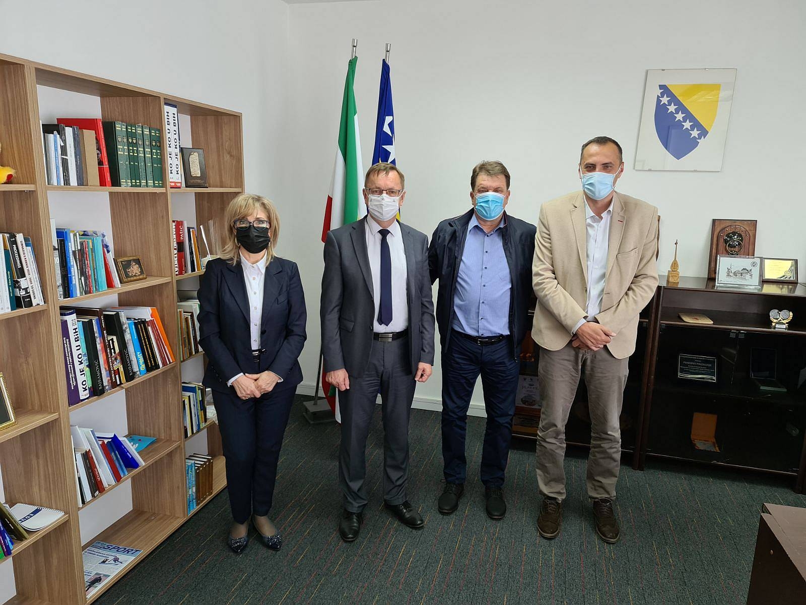 MINISTAR KOZLIĆ PRIMIO DELEGACIJU NOGOMETNOG SAVEZA ZDK