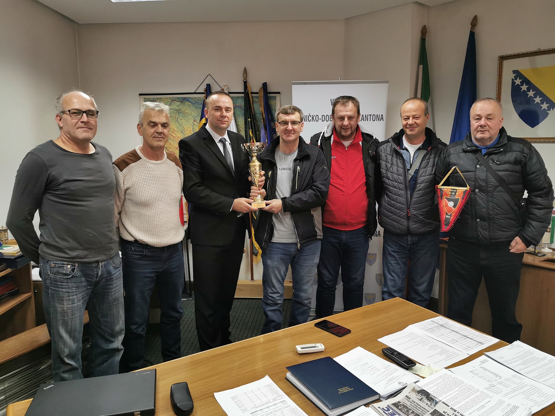 MINISTAR ČOLAKOVIĆ PRIMIO SEDMEROSTRUKE POBJEDNIKE KANTONALNOG TURNIRA U SJEDEĆOJ ODBOJCI