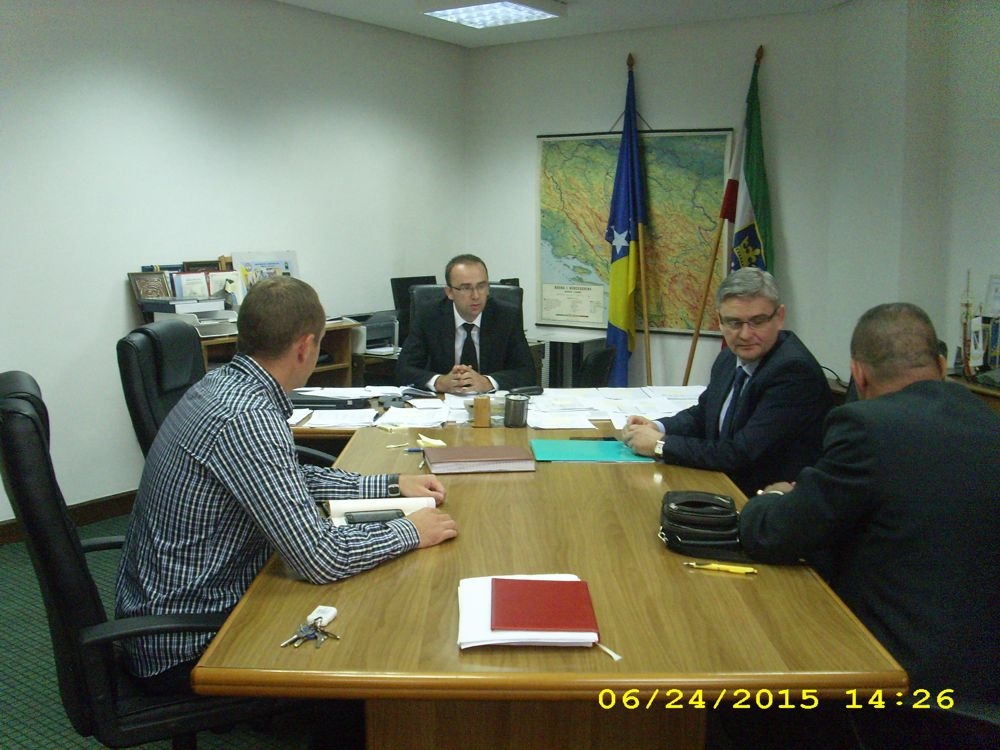 FEDERALNI MINISTAR ZA BORAČKA PITANJA POSJETIO RESORNO KANTONALNO MINISTARSTVO