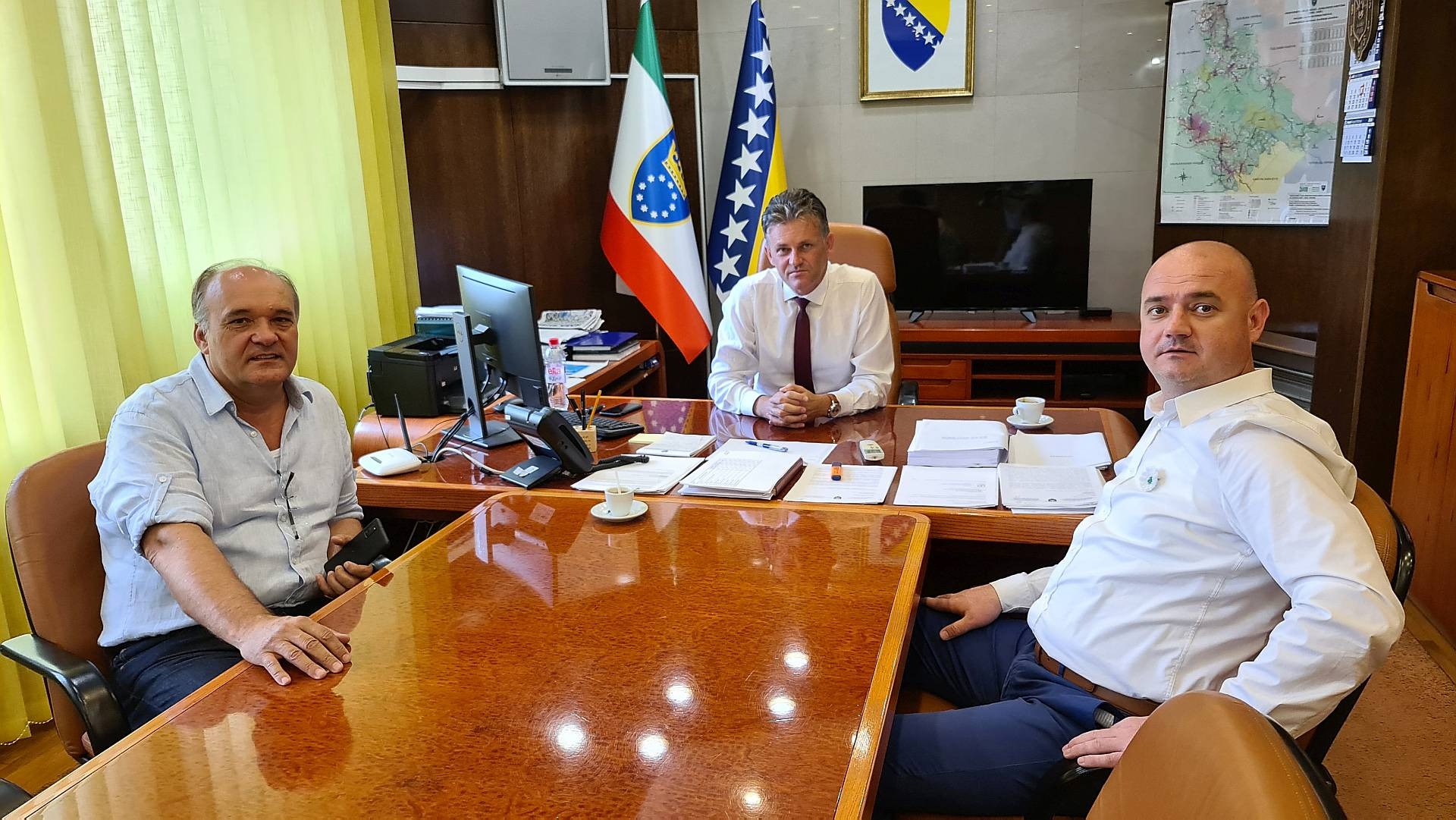 PREMIJER BAŠIĆ NAJAVIO PODRŠKU SAJMU PRIVREDE TEŠANJ - BIH