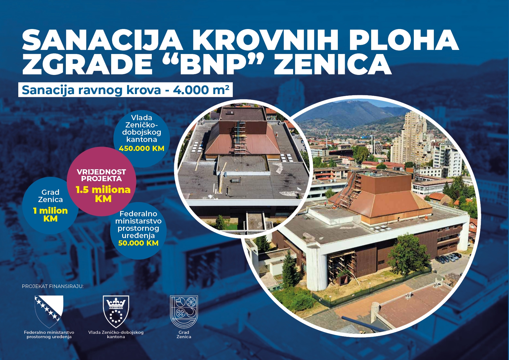 U TOKU REKONSTRUKCIJA KROVA BNP-a: IZVOĐAČ FOKUSIRAN NA SANACIJU KROVNE KUPOLE