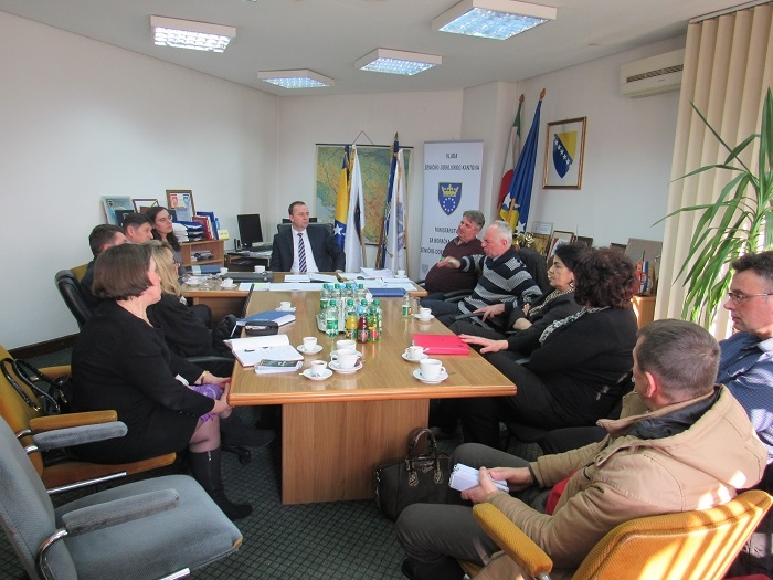 MINISTAR ZA BORAČKA PITANJA FAHRUDIN ČOLAKOVIĆ SA POMOĆNICIMA NAČELNIKA/GRADONAČELNIKA OPĆINA/GRADA U ZDK