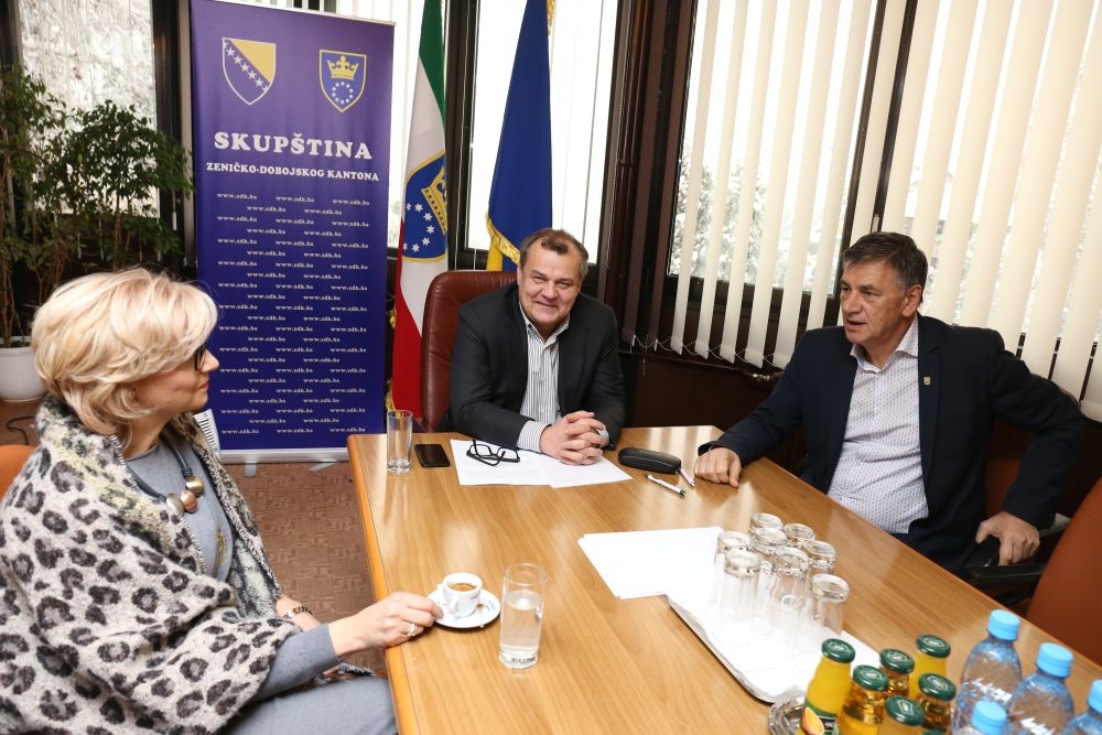 GRADONAČELNIK GRADA ZENICA U POSJETI SKUPŠTINI ZENIČKO-DOBOJSKOG KANTONA